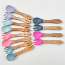 Load image into Gallery viewer, Silicone Children&#39;s Silverware Set
